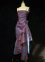 Spaghetti Straps Scoop Homecoming Dresses Mermaid Ruffled Prom Dresses