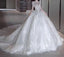 Strap Waist Pearl Sweetheart Collar Tulle Wedding Dresses With Lace Elegant Beautiful