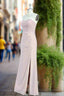 Strapless Sheath Chiffon Sweetheart Sleeveless Floor Length Bridesmaid Dresses