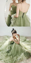 Straps mint green ball Gowns spring formal prom Gowns