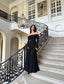 Stunning Black Off-The-Shoulder Mermaid Prom Dresses Birthday Outfits