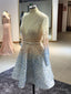 Stunning Sparkly Beading Sequin Long Sleeve V-Neck Homecoming Dress