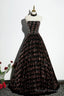 Stylish Sequins Long A Line Prom Dress, Shiny Strapless Prom Dress