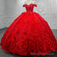 Sweet Valentine Red Quinceanera Dress