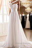 Sweetheart Chiffon Handmade Flower Wedding Dress