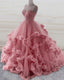 Sweetheart Ruffles Ball Gowns Wedding Cloud Dress