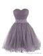Sweetheart Tulle Cocktail Homecoming Dress