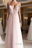 Sweetheart tulle lace long prom Dresses tulle lace Prom Dresses