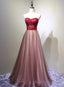 Sweetheart Tulle Prom Dress , Charming Handmade Prom Gowns, Prom Dress