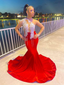 Stunning And Elegant Princess Prom Wear Gowns Red Prom Dress