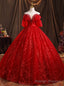 Tulle Sequins Off the Shoulder Quinceanera Dresses