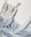 Unique Sweetheart Lace Chiffon Long Prom Dresses Lace Prom Dresses
