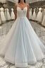 Unique sweetheart tulle lace long prom Dresses lace Prom Dresses