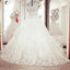 V Neck Off Shoulder Lace Appliques Beaded V Neck Tulle Wedding Dresses
