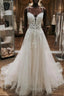 V Neck White Lace Wedding Dress V Neck White Lace Prom Dress
