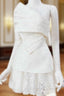 Vintage A-Line White Lace Homecoming Dresses 18Th Birthday Outfits
