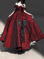 Vintage Ball Gowns Straps Long Burgundy Ruffles Lace Prom Dress Birthday Outfits