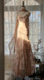 Vintage Prom Dress Sleeveless Long Prom Gown
