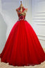 Vintage Scoop Neckline Lace Wedding Dress Bustle Style Prom Dresses