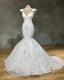 White Lace Long Wedding Dresses White Prom Dresses