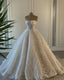 White Prom Dress, Ball Gown Wedding Dress