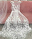 White Prom Dress Long Prom Wedding Gown