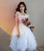 White Tulle Lace Short Dresses Prom Dresses Homecoming Dresses