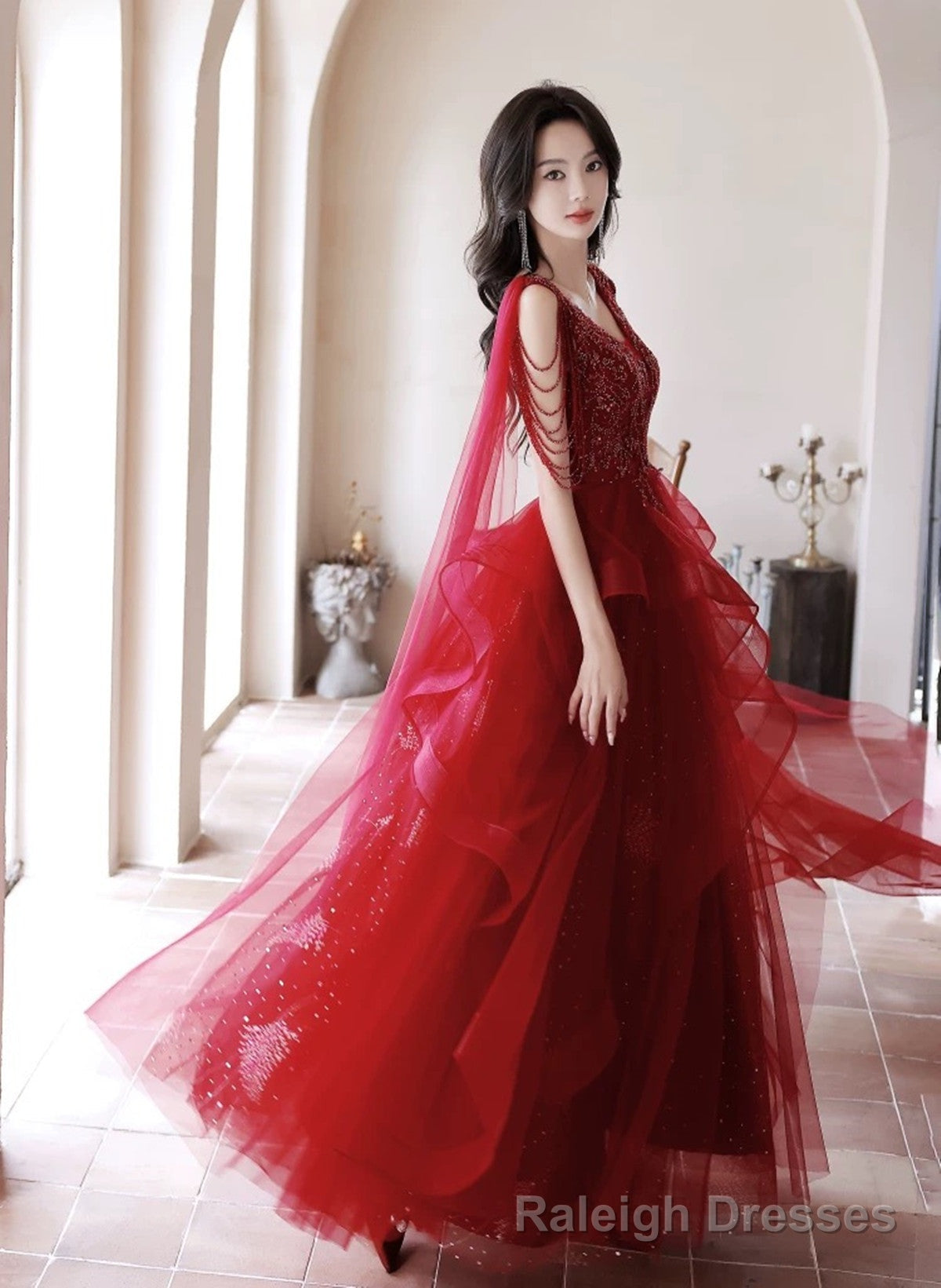 hot pink high low dress Pink Satin Strapless High Low A-line Prom Dresses,CP0348 US16 / Custom Color(leaving a note)