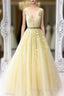Yellow Prom Dress Formal Dress, Evening Dress, Dance Dresses