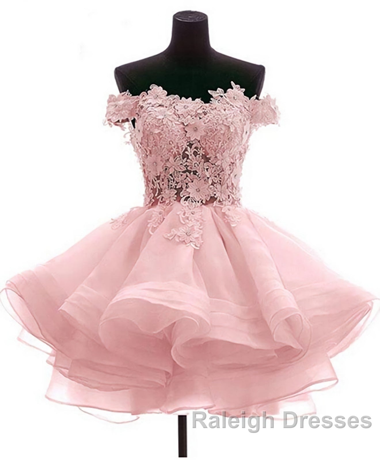 Mini Tulle Lace Short Prom Dress, Homecoming Dress