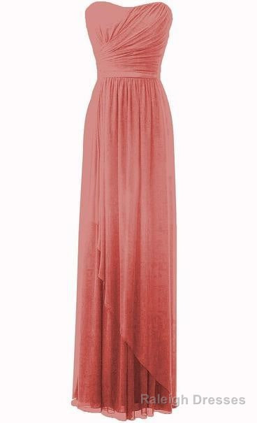 Wonderful Hunter Green Chiffon Ruffle Sweetheart Floor Length Empire Bridesmaid Dresses