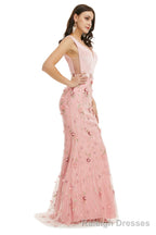 Lady Dresses Sleeveless Prom Dresses V Neck Formal Gowns 2025