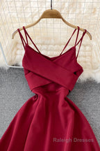Cute V-Neck Short Dresses, A-Line Fashion Dresses