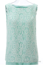 Aqua Three-Piece Chiffon Mother of the Bride Pant Suits