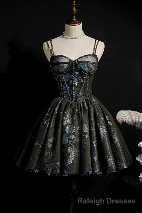 Stunning Sweetheart Lace-Up A Line Short Homecoming Dress Main image