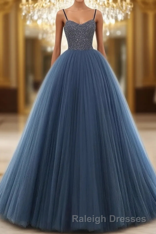 Beading Ball Gown Long Prom Dress,Popular Evening Dress,Fashion Winter Formal Dress