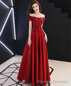 Burgundy Tulle Lace Long Prom Dress Burgundy Tulle Bridesmaid Dress