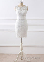 2 In 1 Wedding Dresses With Lace Appliques