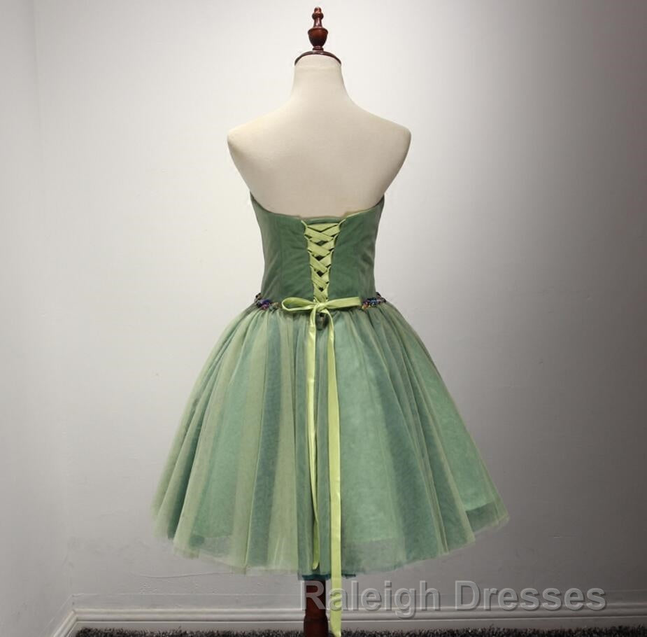 Cute Sweetheart Neck A Line Classy Homecoming Dress