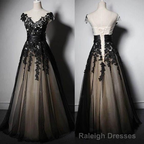 black prom dress modest prom dress country prom dress long prom dress