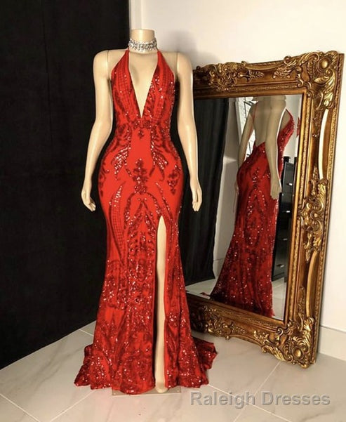 Red Prom Gown,mermaid Floor length Prom dresses Main image