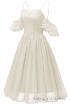 Off the Shoulder Lace Over Chiffon Sage Green Prom Dresses