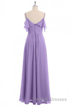 Rust Orange Straps Ruffled A Line Bridesmaid Dresses