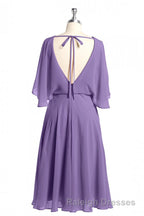Royal Blue Long Sleeve Blouson-Style Bridesmaid Dresses