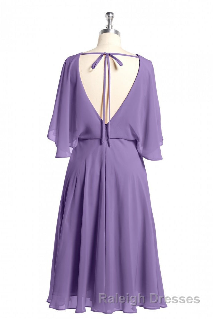 Royal Blue Long Sleeve Blouson-Style Bridesmaid Dresses