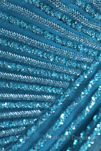 One Shoulder Beading Sweep Train Backless Prom Dresses