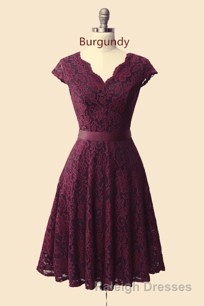 A Line Cap Sleeve Navy Blue Bridesmaid Dresses with Belt