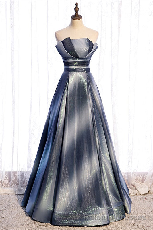 Stunning Strapless Ombre Long Prom Dress Main image