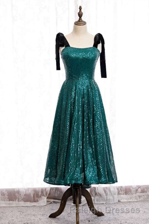 Cute Rose Gold Sequins Short Prom Dresses
