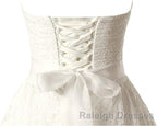 A Line Sweetheart Floor Length Lace Wedding Dress